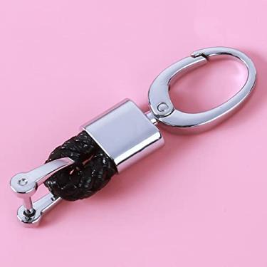 Imagem de YJADHU Tpu Car Remote Car Key Case Cover Key Ring Shell Key Shell, apto para Ford F-150 Mondeo Galaxy S-Max Explorer Ranger 2015 2016 2017 2018, chaveiro preto