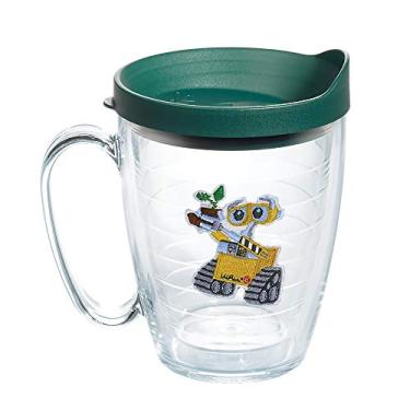 Imagem de Tervis Disney WALL-E Emblema feito nos EUA Copo de viagem isolado de parede dupla mantém as bebidas frias e quentes, caneca de 473 ml, clássica