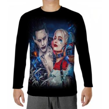 Camiseta Da Arlequina Coringa Blusa Roupa Harley Quinn