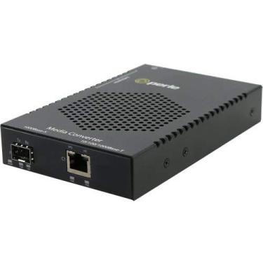 Imagem de Perle Transceptor/conversor de mídia S-1110HP-SFP-XT - 1 x rede (RJ-45) - Gigabit Ethernet - 1000Base-X, 10/100/1000Base-T - 1 x slots de expansão - SFP (Mini-GBIC) - 1 x ranhuras SFP - montáveis em rack, Ra