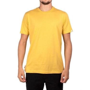 Imagem de Camiseta Rip Curl Plain Masculina Amarelo