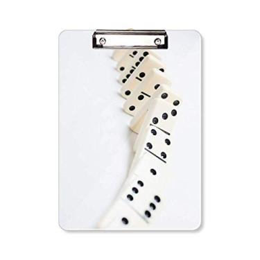Imagem de Pai Gow Domino Gambling Photo Prancheta pasta para escrever placa de apoio A4