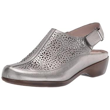 Imagem de Easy Spirit Tamanco feminino Dawn, estanho, 10 Narrow