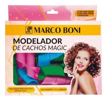 Imagem de Modelador de Cachos Magic Com 16 Modeladores e 2 Agulhas - Marco Boni