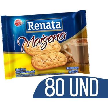 Imagem de Biscoito Em Sache Individual Renata Maisena Maizena 80 Un
