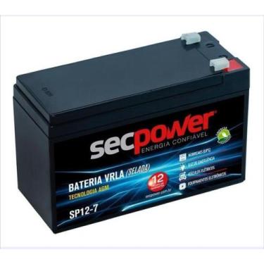 Imagem de Kit Bateria Selada 12v 7ah + Carregador - SecPower