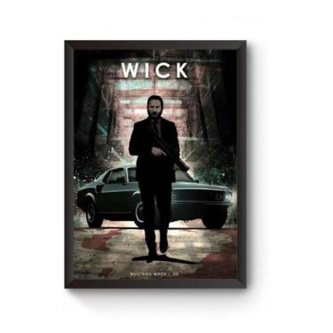 Imagem de Poster Moldurado Car Legends John Wick Quadro - Fanarte