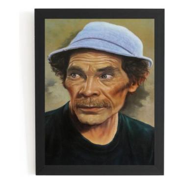 Imagem de Quadro Decorativo Estilo Pintura A Oleo Seu Madruga Don Ramo - Fanarte