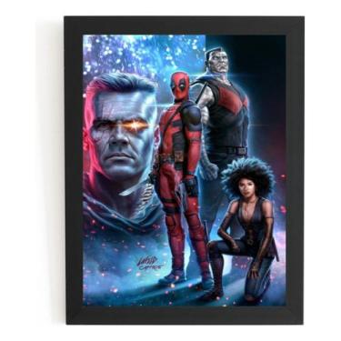 Imagem de Quadro Poster Cable & Deadpool 2 Filme Arte Hq Comic Geek - Fanarte