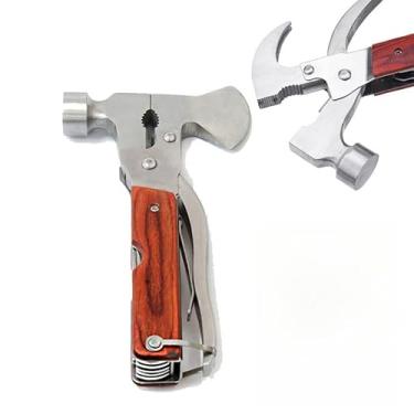 Imagem de Canivete Martelo Machadinha Multifuncional Alicate Machadinha Martelo 14 em 1