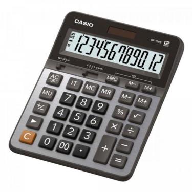 Imagem de Calculadora De Mesa 12 Dígitos Gx-120b Prata Casio