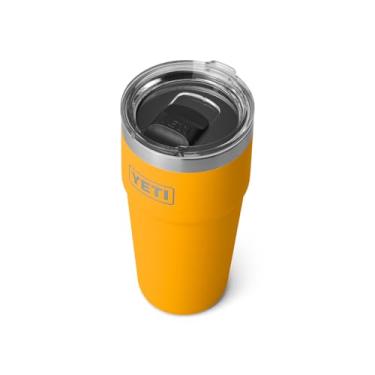 Imagem de YETI Copo empilhável Rambler de 590 ml, aço inoxidável, isolado a vácuo com tampa MagSlider, apicultor