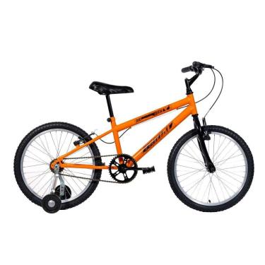 Imagem de Bicicleta Aro 20 Infantil MTB Boy Com Roda Lateral - Laranja