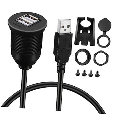 Imagem de ULDIGI Carregador C Para Carro Carregador USB Carregador De Carro Preto 2 Portas USB Carregador De Carro USB Carregador De Carro Carro Carregador Rápido Painel Linha Carro