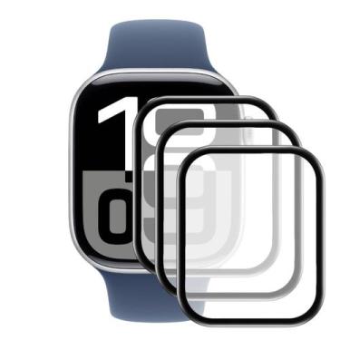 Imagem de Película sensível 3D para Apple Watch Series 10 46 - 3 uni. - Genérica