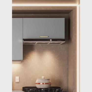 Imagem de Armário Aéreo Porta Basculante 80cm 100% Mdf Essence Itatiaia