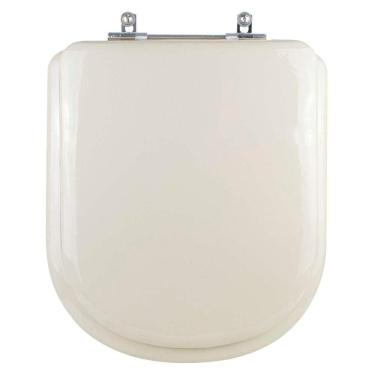 Imagem de Assento Sanitário Almofadado Etna Bege Claro Para Vaso Icasa