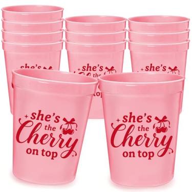 Imagem de Hzbcxs 12 peças She's the Cherry on Top Cups