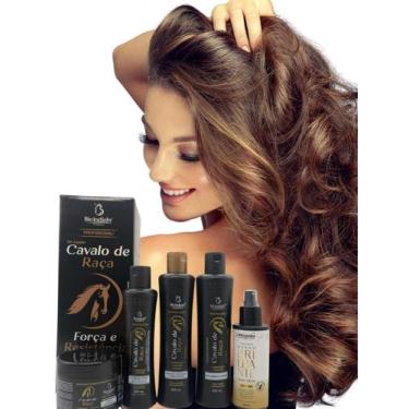 Imagem de Kit Cavalo de Raça 4 Itens - Tratamento Capilar e Spray Banho Brilhant