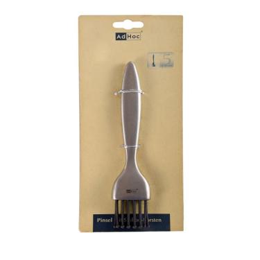 Imagem de Pincel Inox Culinário Com Cerdas em Silicone Cozinha AdHoc