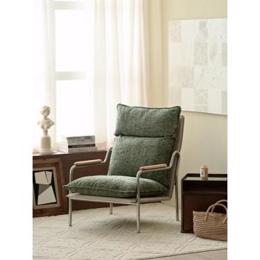 Imagem de espreguiçadeira, pufe de sala de estar para adolescentes e adultos, cadeira de meditação para jogar videogame com suporte lombar