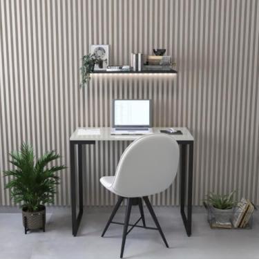 Imagem de Aparador Sala Organizador Cantinho do Café Móveis 90cm x 35cm(Branco)