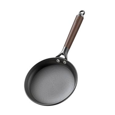 Imagem de LAMFO Frigideira de ferro fundido de 20 cm, frigideira antiaderente com alça removível, panela de cozinha segura para forno e lava-louças, compatível com todas as placas de fogão