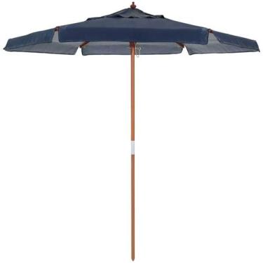 Imagem de Ombrelone Itapema Bagum Madeira 2,00m Azul 201602 Belfix, 201602