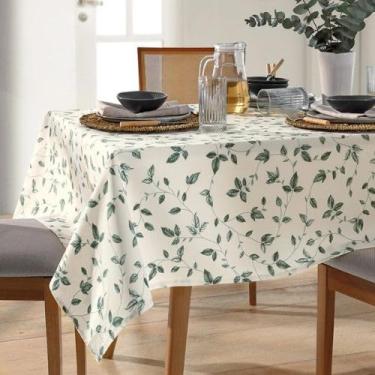 Imagem de Toalha de Mesa Impermeável – Retangular, Fácil Limpeza, Elegante e Prática(1,40 x 2,10)