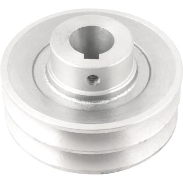 Imagem de Polia Alumínio 2 Canais Perfil A 100mm com Furo 24mm Vonder