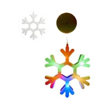 Imagem de Conjunto De Enfeites De Natal LED Coloridos Em Formato De Sino, Meia E