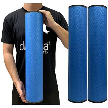 Imagem de Kit 2 Rolos Massagem Liberação Miofascial 60x12cm DF1078 Azul Royal Dafoca Sports