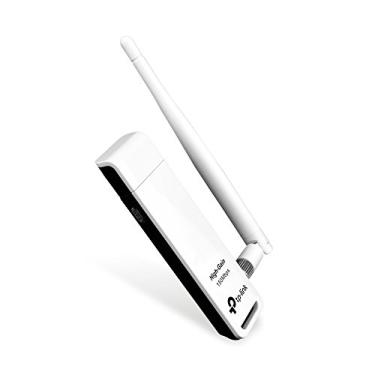 Imagem de TP-Link TL-WN722N Adaptador USB Wireless N de Alto Ganho de 150Mbps, branco