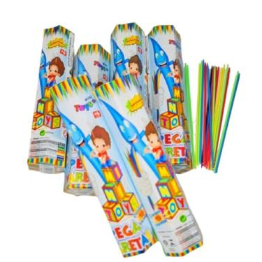 Imagem de 10 Jogo Pega Vareta Brinquedo p/Kit Festa Infantil Lembrancinha Prenda Educativo Infantil