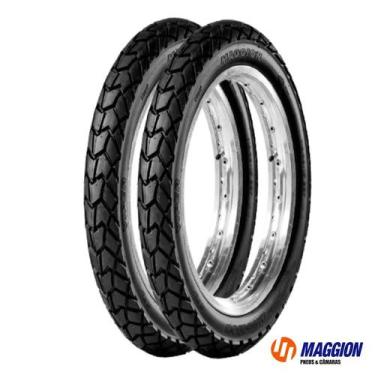 Imagem de Par Pneus Xl250-350r / Xlx250r 120/90-17 E 90/90-21 Maggion