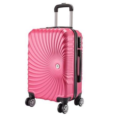 Imagem de Mala de Bordo Viagem Pequena ABS - (55 x 35 x 22cm) C/ 4 Rodinhas 360º