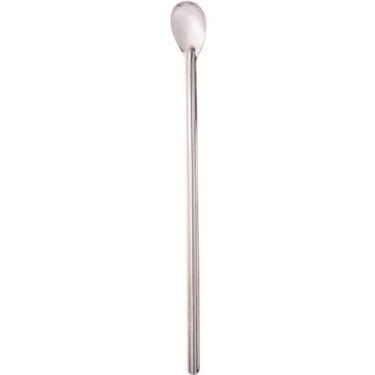 Imagem de Colher Bailarina Inox Longa para Drinks Sucos 30cm Bartender Mexer Coq
