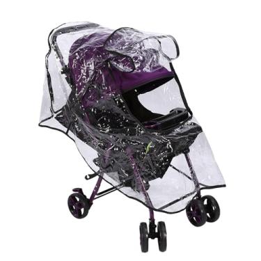 Imagem de Capa de Chuva para Carrinho de bebê, Reutilizável, Durável, Dobrável, Design Com Zíper Superior, Capa de Chuva para Carrinho de bebê, para Compras de Chuva, Caminhada Ao Ar