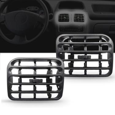 Imagem de Par Grade Difusor Saida Ar Central Painel Clio 00 à 15