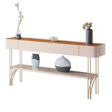 Imagem de Aparador Sala De Estar Vivant Off White-cinamomo - Hb Móveis Off White-cinamomo