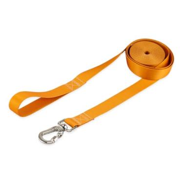 Imagem de Basic Pet Coleira Guia 10 Metros Para Cães Cachorro Adestramento Passeio Porte Grande Médio Pequeno (Caramelo, G)