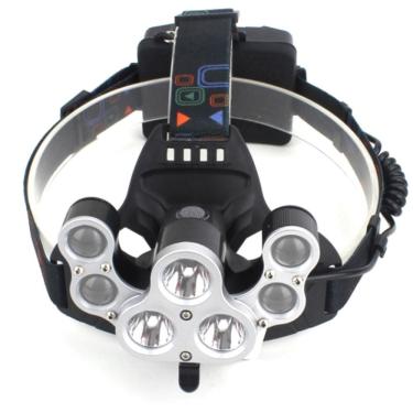 Imagem de Lanterna de Cabeça 7 Led XM-L T6 4 Modos 35000LM - Lorben