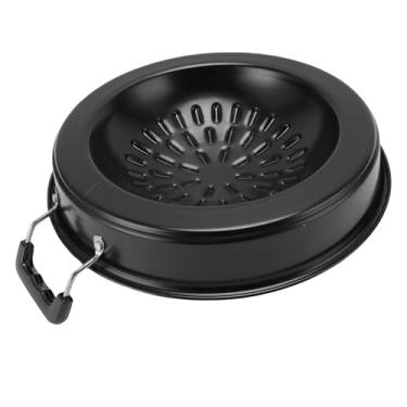 Imagem de Grelha de Churrasco Tailandesa Pan 2 Em 1 Não Bastão até Aquecimento de Alumínio Hot Pot Grill CHARCOAL PAR (30cm/11,81 em preto)