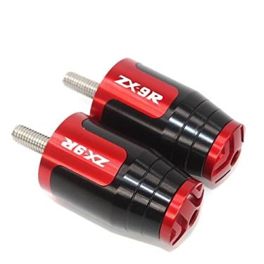 Imagem de Extremidades das manoplas de guidão de motocicleta, tampas de extremidade, acessórios deslizantes de peso para Ka&was&aki Ninja ZX-9R ZX9R ZX 9R ZX900C 900 C