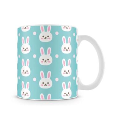 Imagem de Caneca P�scoa Coelhos Fofos Azul
