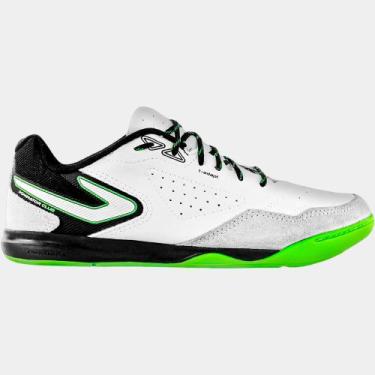 Imagem de Chuteira futsal topper dominator club v, Branco, Verde, 38