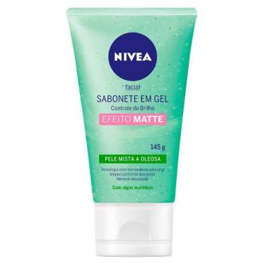 Imagem de Sabonete de Limpeza Facial Nivea Efeito Matte Algas - Controla a Oleos
