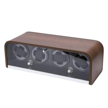Imagem de Asixxsix Enrolador de Relógio, Caixa Enroladora de Relógio Automática Com 5 Modos de Rotação e Motor Super Silencioso, para Relógios Automáticos e Mecânicos Com Luz LED