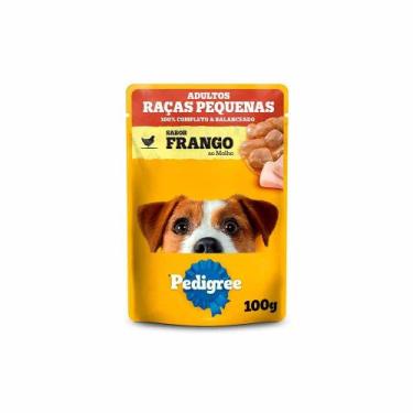 Imagem de Ração Úmida Pedigree Sachê Adulto Raça Pequena Sabor Frango ao Molho 1