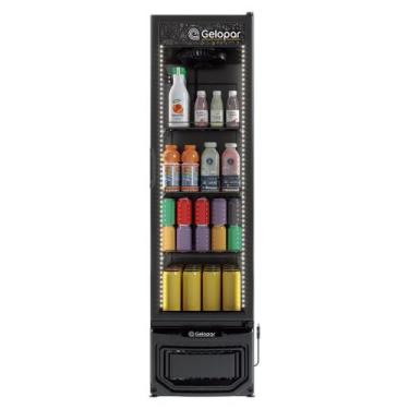 Imagem de Expositor de Bebidas 228L GRV23BINLB All Black Gelopar Bivolt, Preto, 